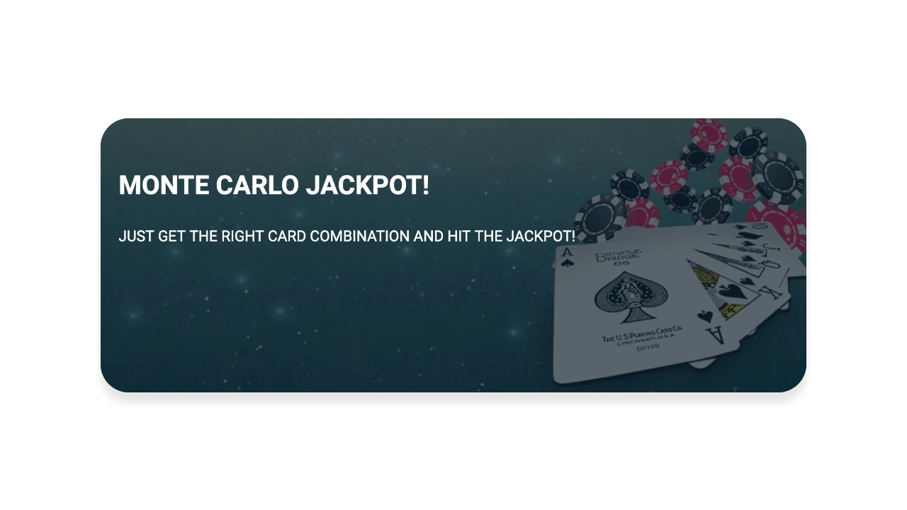 Monte-Carlo jackpot bonus at 1xBet BD