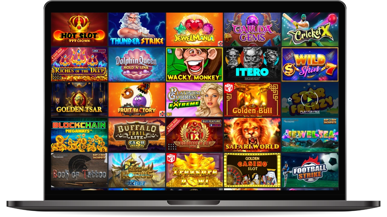 Popular games at 1xbet BD online casino
