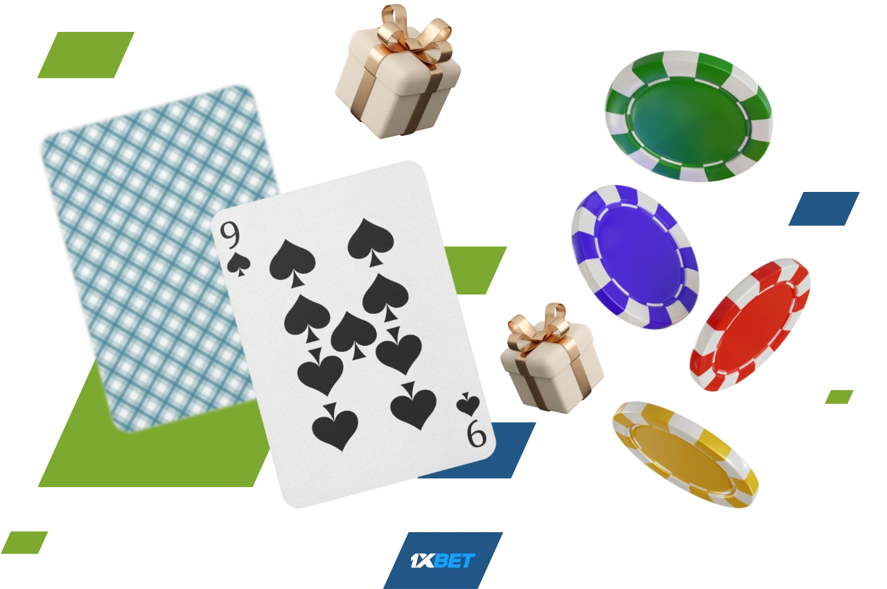 There are several poker bonuses on the 1xBet Bangladesh platform