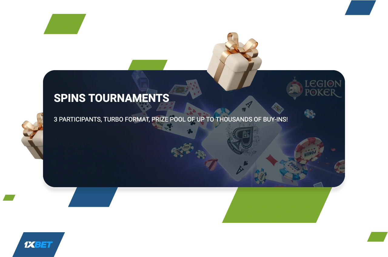 Spins tournaments bonus at 1xbet Bangladesh